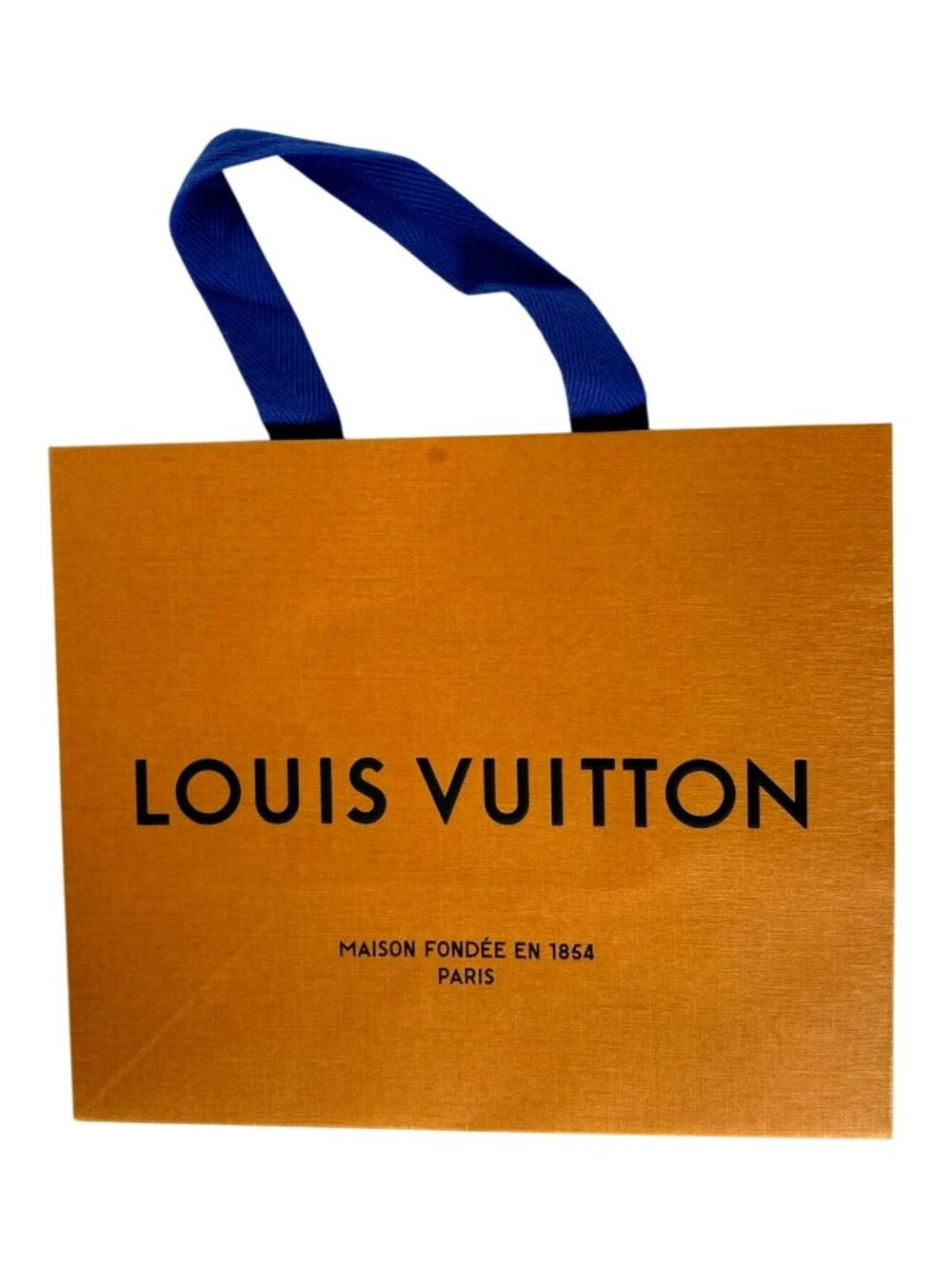 Authentic LOUIS VUITTON LV Shopper Paper Bag Tote Bags Orange Imperial SET of 5! - Picture 4 of 8